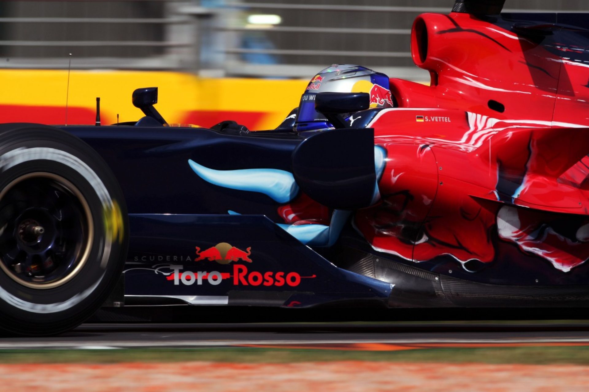 Vettel in a Torro Rosso